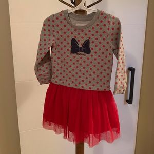 Baby Gap Disney Minnie Long Sleeve Dress Size 4